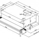 Måltegning_ Silverline SL1152 V5 Crystal emhætte