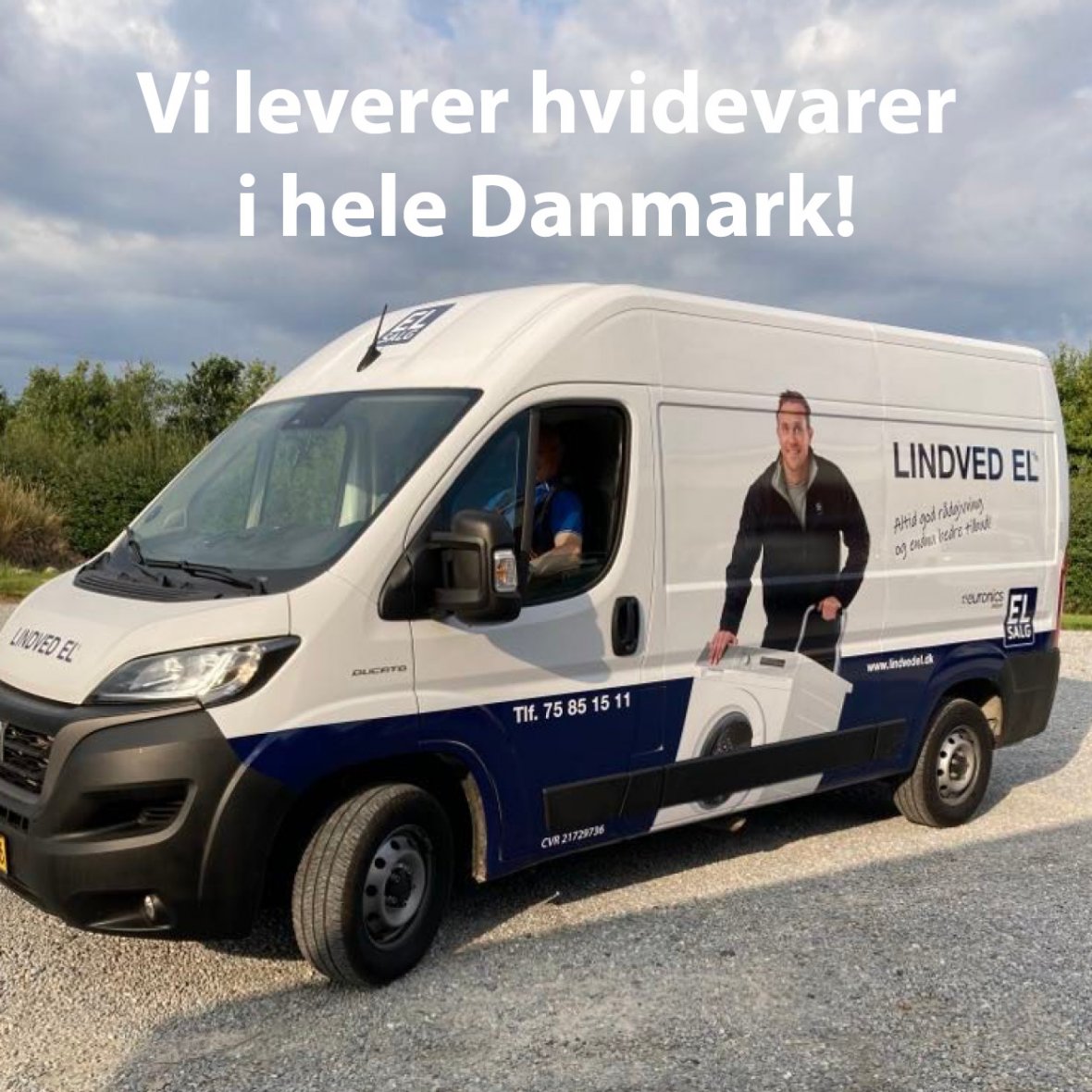 Vi leverer hvidevarer i hele Danmark | Lindved El 