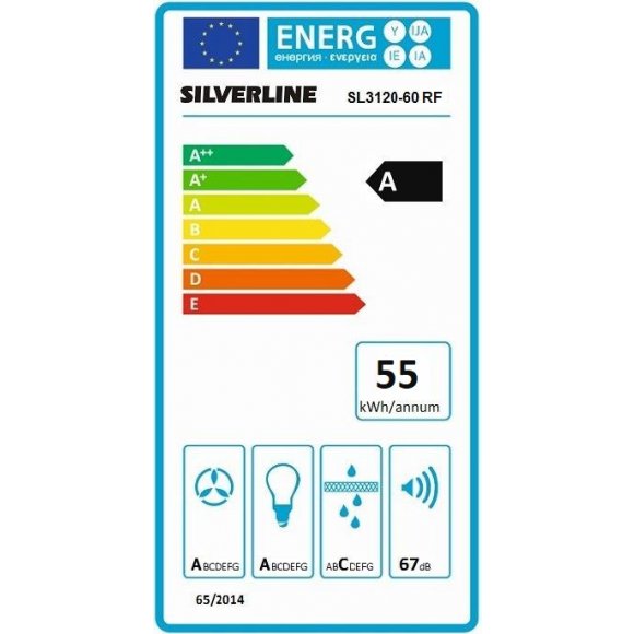 Silverline SL3120-60 væghængt emfang_energimærke